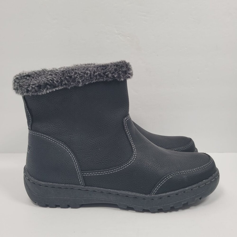 Khombu Addison Women's Black Ankle Boots US size 7M